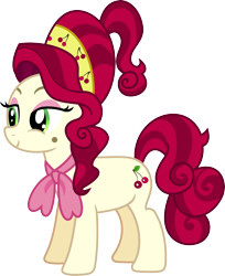 Size: 3000x3678 | Tagged: safe, artist:jeatz-axl, imported from derpibooru, cherry jubilee, earth pony, pony, female, high res, mare, simple background, solo, transparent background, vector