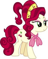 Size: 3000x3660 | Tagged: safe, artist:jeatz-axl, imported from derpibooru, cherry jubilee, earth pony, pony, female, high res, mare, simple background, solo, transparent background, vector