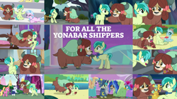 Size: 1958x1101 | Tagged: safe, edit, edited screencap, editor:quoterific, imported from derpibooru, screencap, citrine spark, fire quacker, gallus, huckleberry, luster dawn, ocellus, rarity, sandbar, silverstream, yona, yak, a matter of principals, school daze, school raze, she's all yak, the last problem, uprooted, female, friendship student, male, older, older rarity, older sandbar, older yona, shipping, straight, yonabar