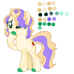 Size: 1000x1000 | Tagged: safe, artist:choisky13, imported from derpibooru, oc, oc:caramel apple, pony, unicorn, female, magical lesbian spawn, mare, offspring, parent:applejack, parent:rarity, parents:rarijack, simple background, solo, transparent background