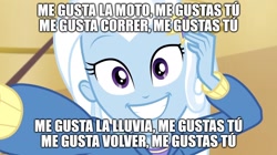 Size: 1820x1020 | Tagged: safe, imported from derpibooru, trixie, do it for the ponygram!, equestria girls, equestria girls series, spoiler:eqg series (season 2), manu chao, song reference, spanish, text