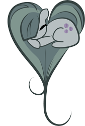 Size: 2263x3344 | Tagged: safe, artist:grebell, imported from derpibooru, marble pie, earth pony, pony, cute, female, heart, heart pony, marblebetes, mare, simple background, sleeping, solo, transparent background