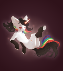 Size: 1764x2000 | Tagged: safe, artist:dusty-onyx, imported from derpibooru, oc, oc:sayori, pony, unicorn, female, magic, mare, solo