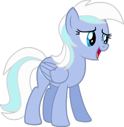 Size: 1039x1059 | Tagged: safe, artist:pegasski, imported from derpibooru, oc, oc only, oc:silver syclone, pegasus, pony, base used, eyelashes, female, mare, open mouth, pegasus oc, simple background, smiling, solo, transparent background, wings