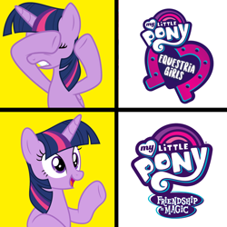 Size: 1300x1300 | Tagged: safe, imported from derpibooru, twilight sparkle, drama, equestria girls drama, g4 purist, meme, op is a duck, op isn't even trying anymore, op wants attention