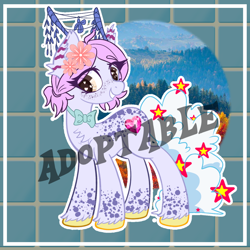 Size: 1300x1300 | Tagged: safe, artist:cookie_raccoon2, imported from derpibooru, oc, pegasus, pony, adoptable, pegaso, sale