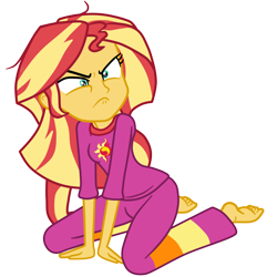 Size: 1102x1100 | Tagged: safe, artist:gmaplay, imported from derpibooru, equestria girls, equestria girls series, wake up!, spoiler:eqg series (season 2), solo, wake up!: applejack, waking up