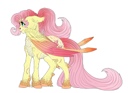 Size: 3197x2335 | Tagged: safe, artist:loladotz, imported from derpibooru, fluttershy, pegasus, pony, scar, solo
