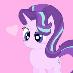 Size: 4096x4096 | Tagged: safe, artist:tiga mega, imported from derpibooru, starlight glimmer, pony, unicorn, blushing, smiling, solo