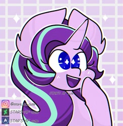 Size: 1283x1313 | Tagged: safe, artist:stars-af-cute, imported from derpibooru, starlight glimmer, pony, unicorn, solo