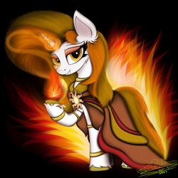 Size: 4000x4000 | Tagged: safe, artist:ser-p, imported from derpibooru, oc, oc:aurora shinespark, pony, unicorn, absurd resolution, cloak, clothes, female, magic, mare, solo