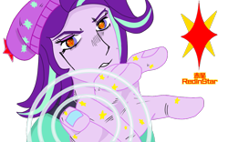 Size: 961x600 | Tagged: safe, artist:redinstar, imported from derpibooru, starlight glimmer, equestria girls, communism, crossover, hammer, hammer and sickle, hat, johnny joestar, jojo, jojo's bizarre adventure, parody, sickle, stalin glimmer