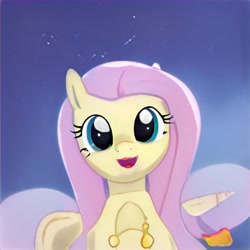 Size: 1024x1024 | Tagged: safe, artist:thisponydoesnotexist, imported from derpibooru, pony, accidentally a canon character, neural network, not fluttershy, solo