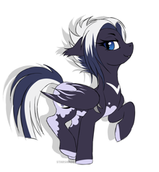 Size: 2533x2731 | Tagged: safe, artist:starshade, imported from derpibooru, oc, bat pony, pony, female, mare, simple background, solo, white background