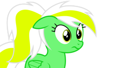 Size: 1024x548 | Tagged: safe, artist:sanybaby, imported from derpibooru, oc, oc:gumdrops, pegasus, pony, female, pegasus oc, shocked, simple background, solo, transparent background, vector, wings