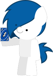 Size: 2988x4298 | Tagged: safe, artist:isaac_pony, imported from derpibooru, oc, oc:switcharoo, earth pony, pony, bipedal, card, card game, earth pony oc, kibiy pony, male, reverse card, simple background, smiling, solo, standing, transparent background, uno, vector, ·c.