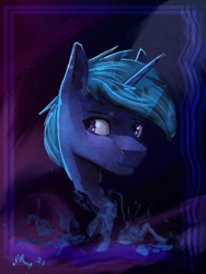 Size: 1200x1600 | Tagged: safe, artist:stray prey, imported from derpibooru, oc, oc:lucent, crystal pony, digital art, male, psychedelic, space