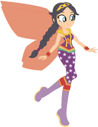 Size: 442x573 | Tagged: safe, artist:prettycelestia, artist:user15432, imported from derpibooru, fairy, human, equestria girls, barely eqg related, base used, boots, clothes, crossover, equestria girls style, equestria girls-ified, fairy wings, fairyized, high heel boots, high heels, mask, rainbow magic (series), samira, samira the superhero fairy, shoes, superhero, superhero costume, wings