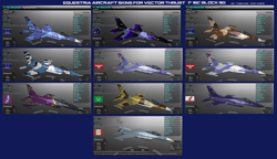 Size: 4000x2296 | Tagged: safe, artist:lonewolf3878, imported from derpibooru, screencap, crystal empire, dragon lands, f-16, f-16 fighting falcon, new lunar republic, saddle arabia, skins, vector thrust, video game, yakyakistan
