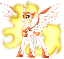 Size: 1200x1100 | Tagged: safe, alternate version, artist:enigmadoodles, imported from derpibooru, daybreaker, pony, simple background, solo, transparent background