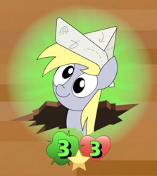Size: 564x632 | Tagged: safe, artist:greenhoof, imported from derpibooru, derpy hooves, pegasus, pony, crossover, female, mare, plants vs zombies:heroes, solo, vector