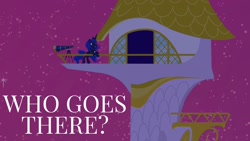 Size: 1920x1080 | Tagged: safe, edit, edited screencap, editor:quoterific, imported from derpibooru, screencap, princess luna, alicorn, pony, a canterlot wedding, angry, female, solo, telescope