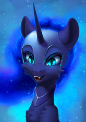 Size: 1287x1821 | Tagged: safe, artist:itssim, imported from derpibooru, nightmare moon, alicorn, pony, looking at you, solo