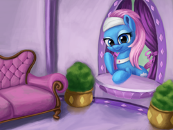 Size: 4000x3000 | Tagged: safe, artist:flusanix, imported from derpibooru, lotus blossom, earth pony, female, mare, solo