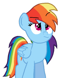 Size: 359x446 | Tagged: safe, artist:jario, derpibooru exclusive, imported from derpibooru, rainbow dash, pegasus, pony, digital art, female, looking up, mare, simple background, solo, transparent background