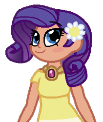 Size: 246x291 | Tagged: safe, artist:jario, derpibooru exclusive, imported from derpibooru, rarity, human, clothes, digital art, female, humanized, simple background, smiling, solo, transparent background