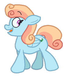 Size: 348x395 | Tagged: safe, artist:jario, derpibooru exclusive, imported from derpibooru, oc, oc only, oc:lily pad, pegasus, pony, female, looking back, mare, simple background, solo, transparent background, walking