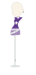 Size: 1482x3072 | Tagged: safe, artist:smbros, imported from derpibooru, equestria girls, clothes, luna loud, mannequin, paperclip, the loud house