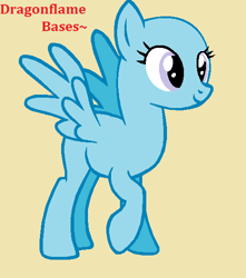 Size: 498x564 | Tagged: safe, artist:dragonflame59, imported from derpibooru, pegasus, pony, bald, base, eyelashes, female, mare, raised hoof, simple background, smiling, solo, wings