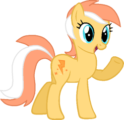Size: 554x533 | Tagged: safe, artist:firepony-bases, artist:pegasski, imported from derpibooru, oc, oc only, oc:meteor spark, earth pony, pony, base used, earth pony oc, eyelashes, female, mare, open mouth, raised hoof, simple background, smiling, solo, transparent background, underhoof, waving