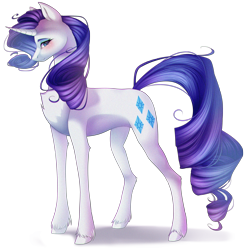 Size: 2904x2934 | Tagged: safe, artist:jun1313, imported from derpibooru, rarity, pony, unicorn, absurd file size, chest fluff, chromatic aberration, female, mare, noise, simple background, solo, stray strand, transparent background