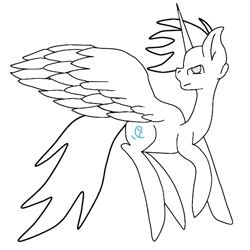 Size: 512x512 | Tagged: safe, artist:ruchiyoto, imported from derpibooru, oc, oc:ventus valentine, alicorn, pony, edgy, flying, male, solo, stallion