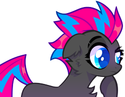 Size: 2585x2000 | Tagged: safe, artist:renhorse, imported from derpibooru, oc, oc:static electricity, earth pony, pony, female, mare, simple background, solo, transparent background