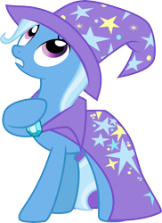 Size: 3000x4121 | Tagged: safe, artist:jeatz-axl, imported from derpibooru, trixie, pony, cape, clothes, female, hat, mare, raised hoof, simple background, solo, transparent background, trixie's cape, trixie's hat, vector