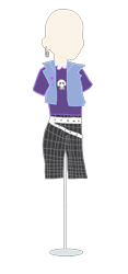 Size: 1438x3072 | Tagged: safe, artist:smbros, imported from derpibooru, equestria girls, clothes, luke loud, luna loud, mannequin, outfit, paperclip, rule 63, the loud house