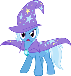 Size: 3000x3212 | Tagged: safe, artist:jeatz-axl, imported from derpibooru, trixie, pony, unicorn, cape, clothes, female, hat, looking at you, mare, open mouth, simple background, solo, transparent background, trixie's cape, trixie's hat, vector