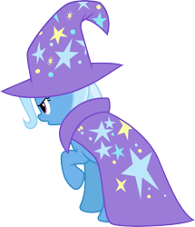 Size: 3000x3493 | Tagged: safe, artist:jeatz-axl, imported from derpibooru, trixie, pony, cape, clothes, female, hat, mare, simple background, solo, transparent background, trixie's cape, trixie's hat, vector