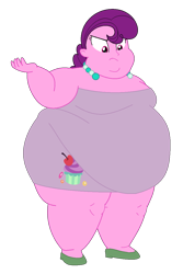 Size: 804x1204 | Tagged: safe, artist:louey, artist:neongothic, imported from derpibooru, sugar belle, equestria girls, bbw, belly, big belly, butt, clothes, dress, fat, female, huge belly, huge butt, jewelry, large butt, morbidly obese, necklace, obese, ssbbw, sugar belly, thighs, thunder thighs