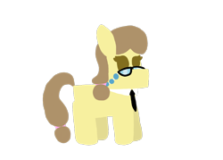 Size: 1200x857 | Tagged: safe, artist:switcharoo, imported from derpibooru, play write, sharpener, collar, female, glasses, lineless, mare, necktie, simple background, smol, smol pony, solo, transparent background