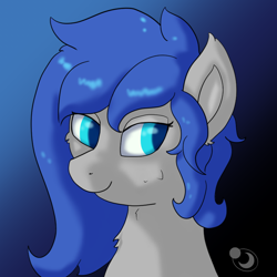 Size: 800x800 | Tagged: safe, artist:cyanmoonlightart, imported from derpibooru, oc, oc:cyan moonlight, pegasus, bust, portrait