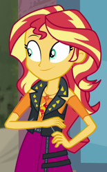 Size: 372x599 | Tagged: safe, imported from derpibooru, screencap, sunset shimmer, display of affection, equestria girls, equestria girls series, cropped, geode of empathy, magical geodes, solo