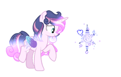 Size: 1280x814 | Tagged: safe, artist:firegalaxysparkle, imported from derpibooru, oc, oc only, oc:dawn magic, alicorn, pony, colored wings, female, magic, magical lesbian spawn, mare, offspring, parent:pinkie pie, parent:twilight sparkle, parents:twinkie, simple background, solo, transparent background, two toned wings, wings