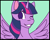 Size: 760x614 | Tagged: safe, artist:mscolorsplash, imported from derpibooru, twilight sparkle, alicorn, pony, bust, female, green background, mare, no pupils, one eye closed, simple background, smiling, solo, twilight sparkle (alicorn), wink