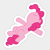 Size: 565x565 | Tagged: artist needed, source needed, safe, artist:wissle, imported from derpibooru, pinkie pie, pony, season 3, too many pinkie pies, cute, cutie mark, daaaaaaaaaaaw, diapinkes, lying down, on back, solo, sticker