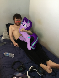 Size: 1536x2048 | Tagged: safe, artist:brandonthebronypony, imported from derpibooru, starlight glimmer, oc, oc:brandon, canon x oc, irl, photo