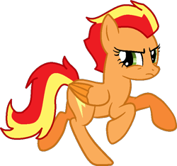 Size: 654x613 | Tagged: safe, artist:pegasski, imported from derpibooru, oc, oc only, oc:firefoot, pegasus, pony, base used, eyelashes, eyes closed, female, frown, mare, pegasus oc, rearing, simple background, solo, transparent background, wings